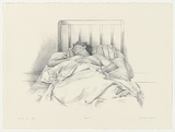 Artist: SYDNEY, Grahame C. | Title: Sleeper | Date: 1992 | Technique: lithograph, printed in black ink, from one stone