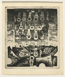 Title: Panel for the seven days of creation 1 | Date: c.1965 | Technique: etching and aquatint, printed in black ink, from one plate