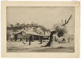 Artist: Darbyshire, Beatrice. | Title: Netherton farm, Balingup. | Date: c.1925 | Technique: drypoint, printed in warm black ink with plate-tone, from one copper plate