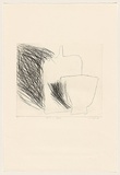 Title: Bowl and flask | Date: 1983 | Technique: drypoint, printed in black ink, from one perspex plate