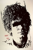 Artist: Durrant, Ivan. | Title: not titled [Brett Whiteley - black] | Date: 1992, August | Technique: screenprint, printed in black and red ink, from two screens
