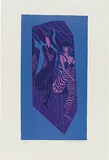 Artist: WALKER, Murray | Title: Karen. | Date: 1969 | Technique: linocut, printed in colour, from multiple blocks