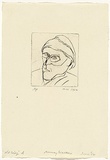 Artist: WALKER, Murray | Title: Old Daisy [d] | Date: 1962 | Technique: drypoint, printed in black ink, from one plate
