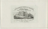 Artist: Moffitt, William. | Title: Trade card: Pulteney Family Hotel. | Date: 1835 | Technique: engraving, printed in blue ink, from one copper plate