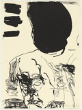Artist: PARR, Mike | Title: not titled. | Date: 1995 | Technique: lithograph, printed in black ink, from one stone