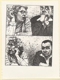 Artist: Davies, Amanda. | Title: Jo and Mal. | Date: 1984 | Technique: lithograph, printed in black ink, from one plate