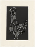 Artist: Marshall, John. | Title: Goose | Date: 1996, February | Technique: linocut, printed in black ink, from one block