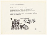 Artist: TIPPING, Richard | Title: a print from Airpoet portfolio. | Date: 1979 | Technique: screenprint, printed in brown ink, from one stencil