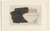 Title: Covered bowl 2 | Date: 1983 | Technique: drypoint, printed in black ink, from one perspex plate; hand-coloured