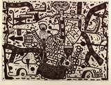 Artist: SANSOM, Gareth | Title: Quest for yage 2 | Date: 1994, January - March | Technique: aquatint, printed in black ink, from two plates