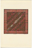 Title: Arrowheads | Date: 1993 | Technique: linocut, printed in colour, from four blocks
