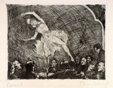 Artist: Scharf, Theo. | Title: Cabaret | Date: c.1922 | Technique: etching and drypoint, printed in black ink, from one plate | Copyright: © The Estate of Theo Scharf.