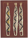 Artist: Robinson, Roland. | Title: Yarramulindji | Date: (1956) | Technique: screenprint, printed in colour, from multiple stencils