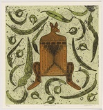 Artist: Hamm, Treanna. | Title: Kangaroo Dreaming | Date: 1997 | Technique: etching and aquatint, printed in colour, from one plate