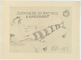 Artist: COLEING, Tony | Title: Japanese scientific experiment. | Date: 1993 | Technique: etching, printed in black ink, from one plate