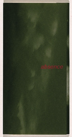 Title: Absence | Date: 2000-2004 | Technique: digital print, printed in colour, from digital file; photo-etchings, printed in graphite and gold powder, each from one plate