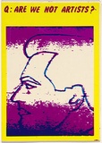 Title: Victorian Artworkers Union newsletter | Date: 1975 | Technique: screenprints; printed in colour, from multiple stencils; electrostatic prints, printed in black ink; offset lithography
