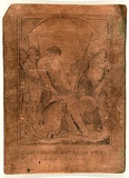 Title: copper plate for Jesus falls the second time | Date: c.1845 | Technique: engraved copper plate