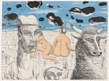 Artist: Walsh, Peter. | Title: Gothic farmer | Date: 2003 | Technique: lithograph, printed in colour, from multiple stones