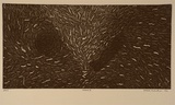Artist: Puglielli, Emidio. | Title: Oceans II | Date: 1992, April | Technique: etching, printed in black ink with plate-tone, from one plate
