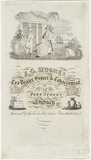 Artist: Moffitt, William. | Title: Advertisement: J. G. Hughes, Tea dealer, grocer and tobacconist. | Date: 1836 | Technique: engraving, printed in black ink, from one plate