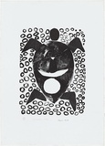 Artist: Orsto, Reppie. | Title: Jarrikarlami [Turtle] | Date: 1991 | Technique: lithograph, printed in black ink, from one plate