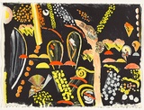 Artist: Lanceley, Colin. | Title: Summer night | Date: 1987 | Technique: lithograph, printed in colour, from multiple stones [or plates] | Copyright: © Colin Lanceley. Licensed by VISCOPY, Australia