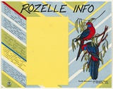 Artist: Robertson, Toni. | Title: Rozelle info. | Date: 1979 | Technique: screenprint, printed in colour, from multiple stencils | Copyright: © Toni Robertson