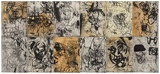 Artist: PARR, Mike | Title: Polish mud | Date: 1995 | Technique: drypoint and lift-ground aquatints, printed in colour, each from 2 copper plates