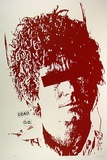 Artist: Durrant, Ivan. | Title: not titled [Brett Whiteley - red] | Date: 1992, August | Technique: screenprint, printed in red and black ink, from two screens
