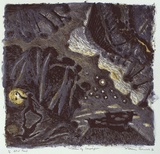 Artist: Robinson, William. | Title: William by lamplight | Date: 1990 | Technique: lithograph, printed in colour, from multiple stones