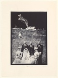 Artist: EWINS, Rod | Title: Happy the Bride. | Date: 1984, March | Technique: photo-etching and aquatint, printed in black ink, from one plate