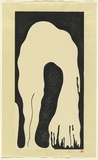 Artist: Harris, Brent. | Title: Weeping | Date: 1999, October-November | Technique: woodblock, printed in colour, from multiple blocks