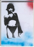 Title: Chickenpox | Date: 2003-2004 | Technique: stencil, printed with colour aerosol paint, from multiple stencils