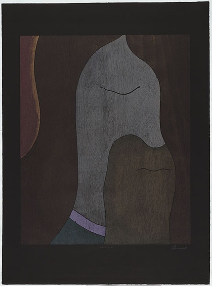 Artist: Harris, Brent. | Title: Jesus #10. | Date: 2004 | Technique: woodcut, lithograph and screenprint, printed in colour, from 7 blocks, 1 aluminium litho plate and 1 screen