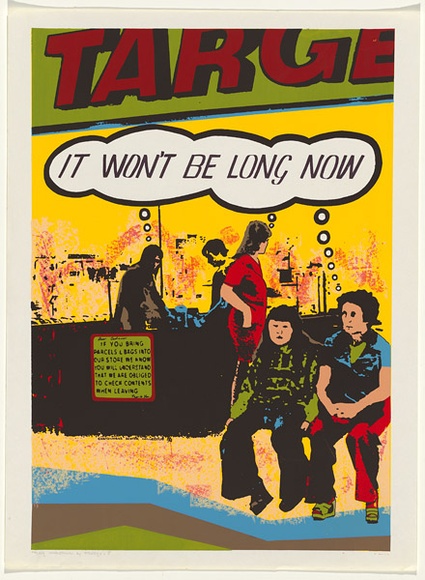 Artist: Robertson, Toni. | Title: Taking marketown by strategy - 5 | Date: 1977 | Technique: screenprint, printed in colour, from multiple stencils | Copyright: © Toni Robertson