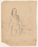 Artist: Nicholas, William. | Title: The artist (Thomas Rider). | Date: 1847 | Technique: pen-lithograph, printed in black ink, from one zinc plate