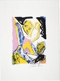 Artist: Allen, Davida | Title: What colour is pink? | Date: 1991, July - September | Technique: lithograph, printed in colour, from four stones