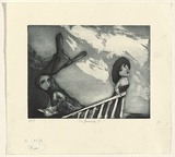 Artist: Shead, Garry. | Title: Free | Date: 1994-95 | Technique: etching, aquatint and sugarlift, printed in blue-black ink, from one plate | Copyright: © Garry Shead