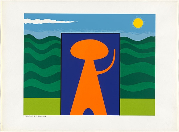 Artist: Illingworth, Michael. | Title: Tawera | Date: 1968 | Technique: screenprint, printed in colour, from multiple stencils