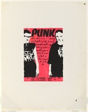 Artist: Johnson, Tim. | Title: Punk | Date: 1979 | Technique: screenprint, printed in colour, from multiple stencils | Copyright: © Tim Johnson