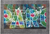 Artist: Cousins, Marcel. | Title: Parco. | Date: 1999 | Technique: woodblock, colour copy transfers and collograph