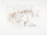 Artist: MACQUEEN, Mary | Title: Pastoral landscape. | Date: 1990, March-August | Technique: lithograph, printed in colour, from multiple stones [or plates] | Copyright: Courtesy Paulette Calhoun, for the estate of Mary Macqueen