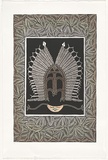 Title: Dheori ar Dhid adhib | Date: 2009 | Technique: lithograph, printed in black ink, from one stone; hand-coloured