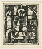 Title: Panel for the seven days of creation 2 | Date: c.1965 | Technique: etching and aquatint, printed in black ink, from one plate