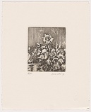 Artist: Harding, Nicholas. | Title: Untitled (Sunflower). | Date: 2004 | Technique: open-bite and aquatint, printed in black ink, from one plate