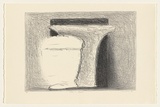 Title: Vase and bowl | Date: 1984 | Technique: lithograph, printed in black ink, from one stone