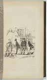 Title: not titled [four men in a yard] | Date: 1838 | Technique: lithograph, printed in black ink, from one stone