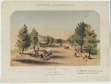 Title: Sandridge Road as it will be. | Date: 1860 | Technique: lithograph, printed in colour, from multiple stones; additional hand-colouring