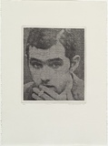 Artist: MADDOCK, Bea | Title: Man | Date: 1973 | Technique: photo-etching and aquatint, printed in black ink, from one zinc plate